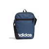 LINEAR ORG Polyester Shoulder Bag, Crossbody Bag Regular Unisex Navy Blue & Black & White GN1949
