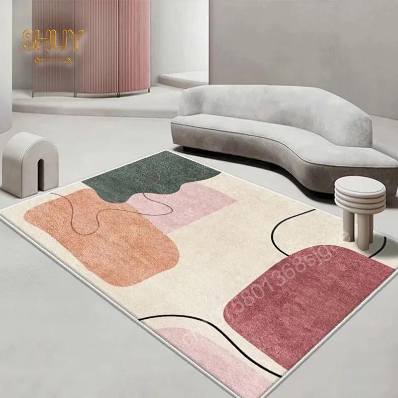 

Абстрактные линии роскошный ковер большой площади простые стильные коврики для украшения дома гостиная гостиная нескользящий коврик машинная стирка 30x50cm-12x20in