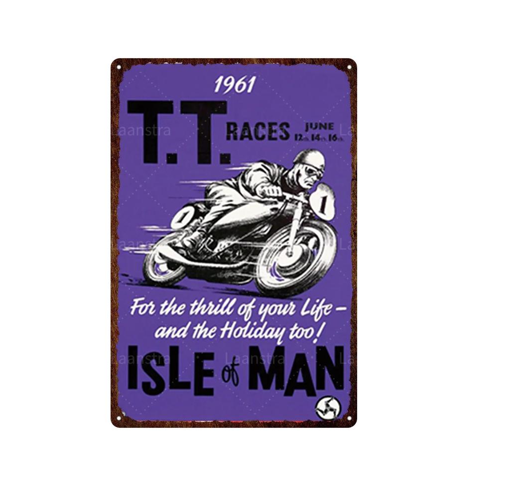 Vintage Norton Motorcycle Metal Poster Retro Plaque Wall Art Painting Plate Bar Garage Decor Vintage Tin Sign Home Decor Poster