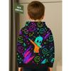 New Boys' and Girls' Hoodies with 3D Printed Patterns for Comfortable Autumn and Winter Long Sleeve Hoodies