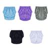 Water Resistant Adult Diaper Cover with Elastic Leg Openings Washable Incontinence Pants for Enhances Leak Protection