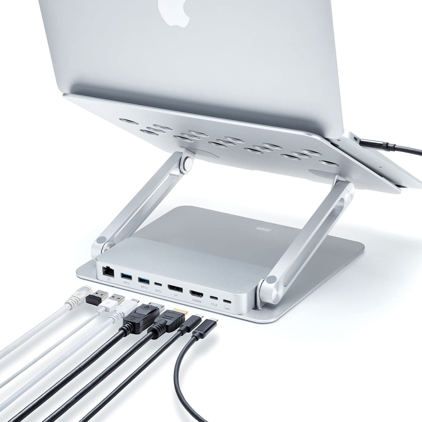 

Sanwa Supply USB Docking Station with Type-C (with Stand) HDMI/DisplayPort Output, USB-CVDK9STN