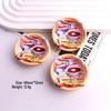 Creative DIY Resin Miniature Food and Newspaper Placemat Ornaments