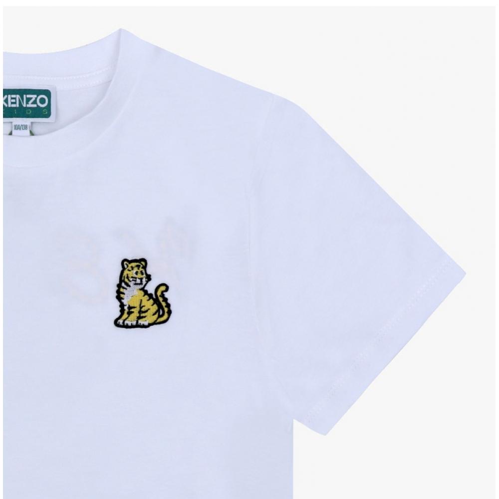 Kenzo Kids ShorT Sleeve T shirT koTora Tiger K61700