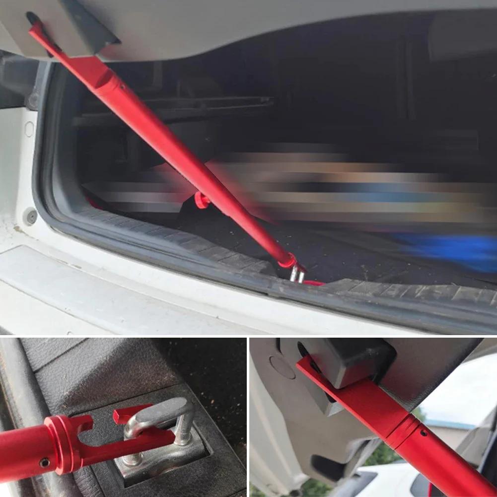 Auto-Stützstange für Autopolitur 32-48cm Einziehbare Aluminium-Halterung Fahrzeug-Kofferraumdeckel Tür Befestigungswerkzeuge Stütze