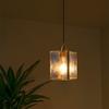 Chende Pendant Glass and Hanging for Living Dining Ceiling LED Bulb Room Light, Brass, 1-Light, Stylish, Nordic, Retro, Simple, Antique, Lamp,