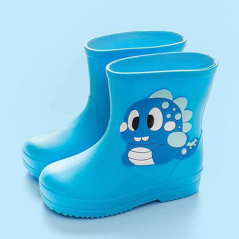 Cartoon Waterproof Non-Slip Toddler Rain Boots for Kids (Ages 2-7) - Cute Infant Rubber Shoes