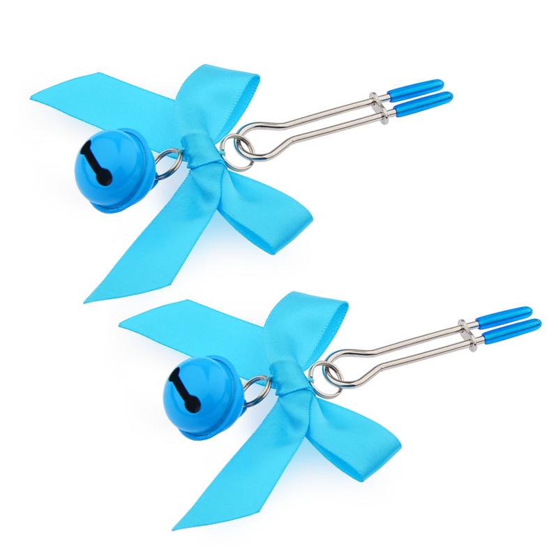 Damen Brustwarzen- und Schamlippenklemmen - SM-Glocken Erwachsenenspielzeug für Paare