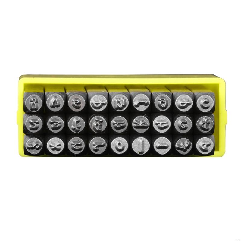 3mm Steel Letter Puncher Leather Embossing Tool For Leather Craft Jewelry Making