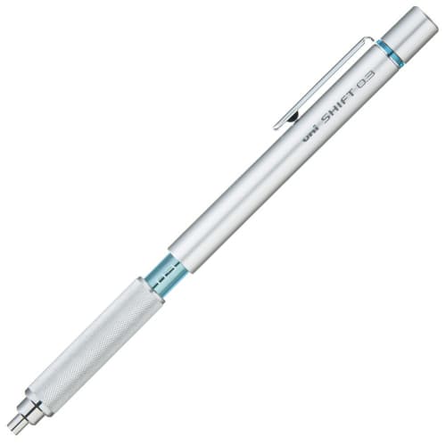 Mitsubishi Pencil Mechanical Pencil Shift 0.3 Drafting System Silver M31010.26