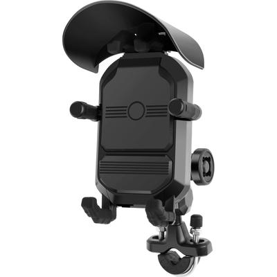 Motorcycle Phone Holder Anti-Shake Motorcycle Phone Mount with Vibration Dampener 1s Lock and Quick Release Handlebar Cell Phone