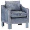 Day and Night - Day and Night Gray Genuine Leather Armchair
