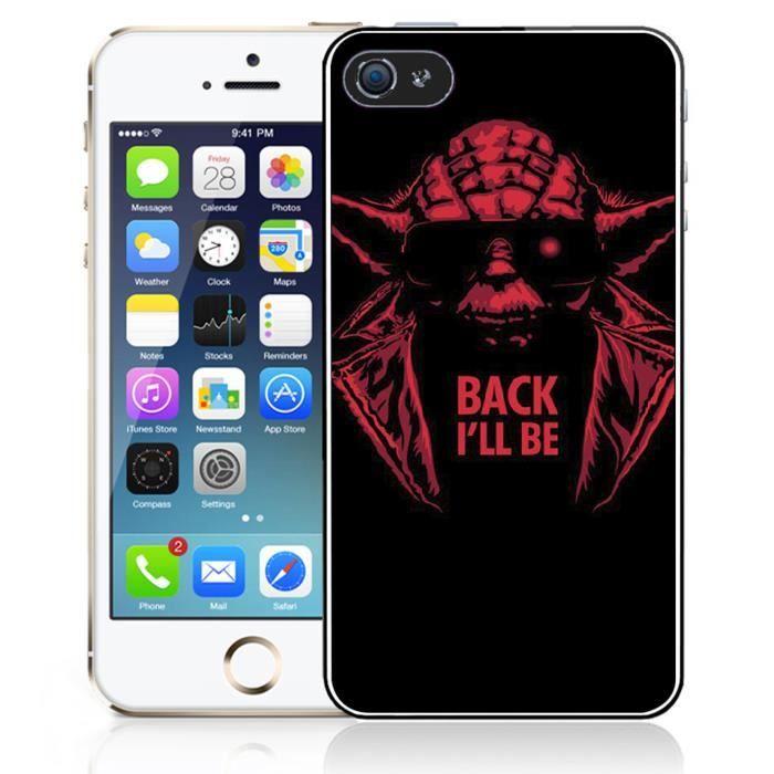 Coque iPhone 4 - 4S Star Wars Yoda Terminator