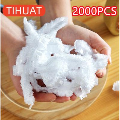 2000/1000/500/100/50/20/10 db újrafelhasználható tartós huzat élelmiszerek tárolására Elasztikus megőrzi az élelmiszerek frissességét