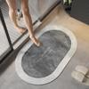 Household Diatomaceous Mud Quick Drying Soft Floor Mat Bathroom Absorbent Non-slip Toilet Toilet Carpet Thickened