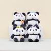 Cute Panda Plush Toy Keychain With Sunglasses Adorable Bag Charm In Multiple Colors