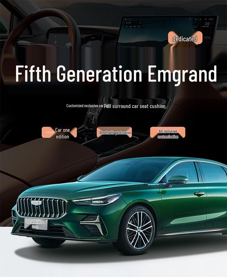 2026 Geely Emgrand 5th Gen Seat Covers: Premium Full Coverage, All-Season Cushions.