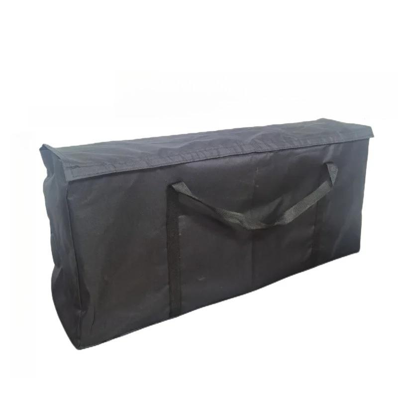 Large BBQ Stove Storage Bag Thickened Oxford Cloth BBQ Stove Handbag Outdoor Camping BBQ Bag 75x10x31cm чёрный