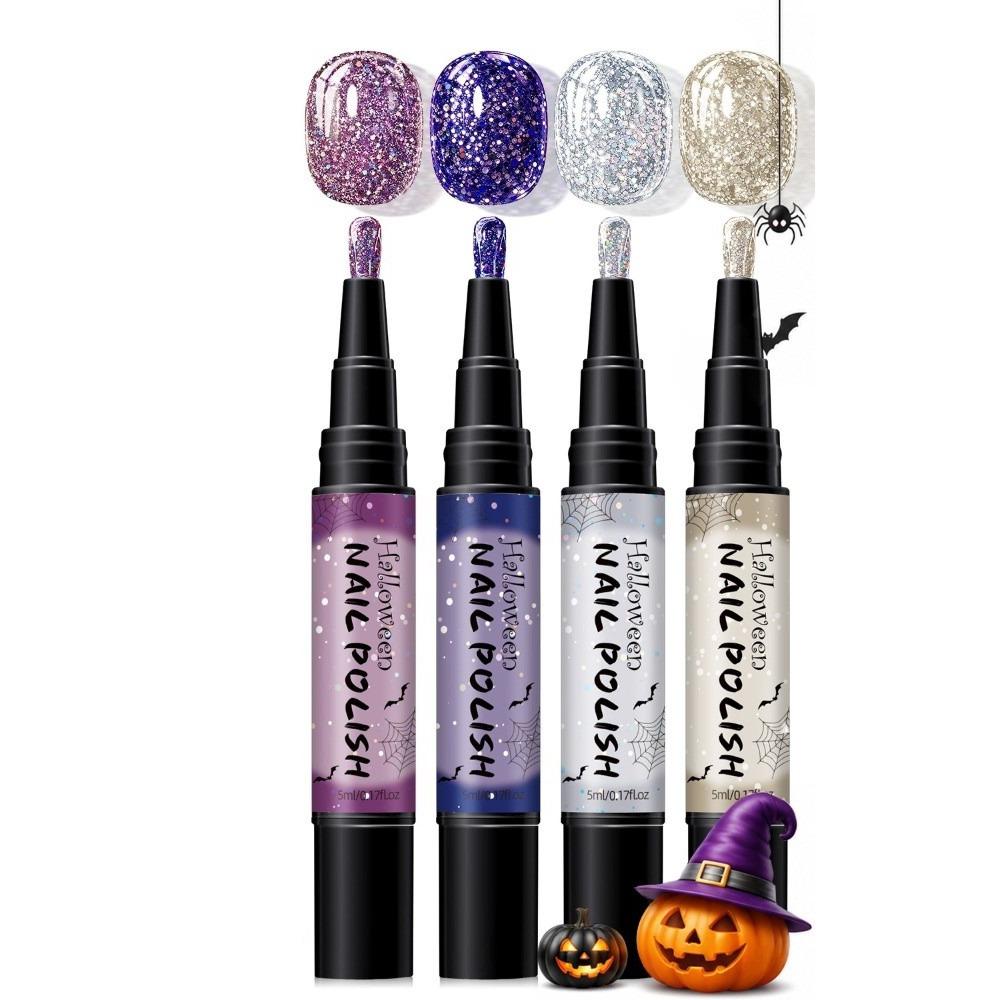 Quick Drying Nail Polish Pens High Saturated Nail Art Varnish Baking Nail Polish  Nail Art