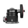 Andoer Aluminum Alloy Tripod Ball Head Mount Panoramic 360 Degrees  Swivel 180 Degrees  Flip with Scaled Base
