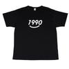 GOOGONGFAST 1990 :) Printed T-Shirt (Black-White)