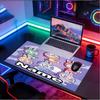 Custom Name Personalized Labubu Pattern Mousepad, Laptop PC Desk Mat, Decorative Desk Mat for Home Keyboard Pad Gift