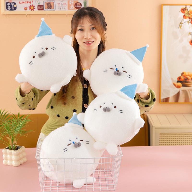 Cartoon Seal Plush Hand Warmer Pillow For Kids And Teens Gift Idea