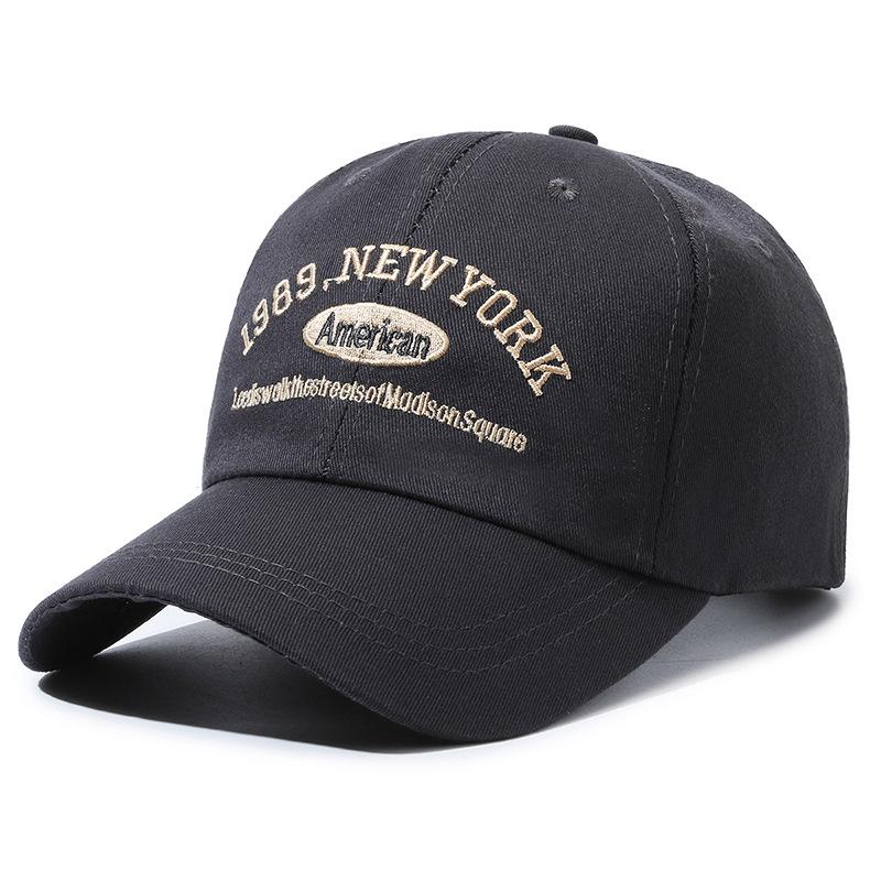 Men's retro letter embroidered baseball cap women's outdoor sports fashion casual sun protection visor hat