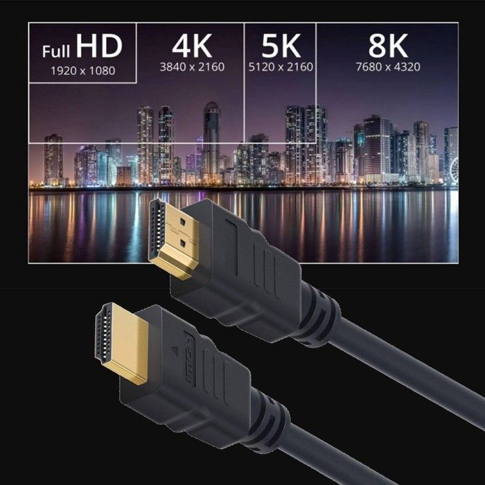 Câble HDMI 2.1 Ewent EC1325 Ethernet 8K HDR 10m Noir