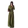  autumn new European and American women's cross-border new Chinese suit, disc-buckled stand-up collar top, wide-leg pants two-piece set