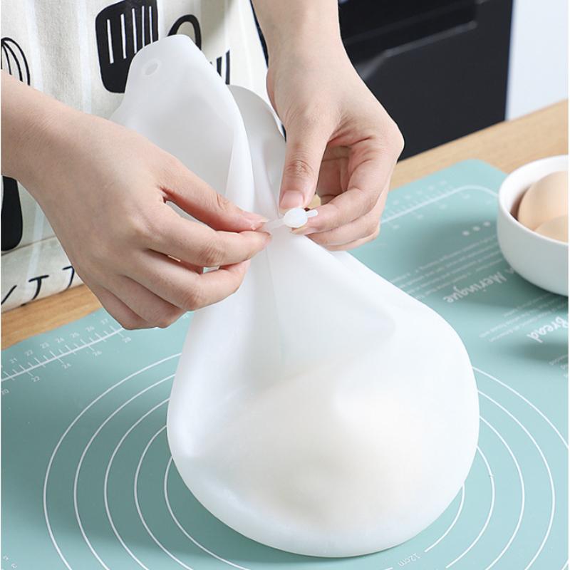 Silicone Pastry Mixer Dishwasher Safe Dough Tool Versatile Silicone Kneading Bag Reusable Food Grade Dough Mixer Pouch Baking