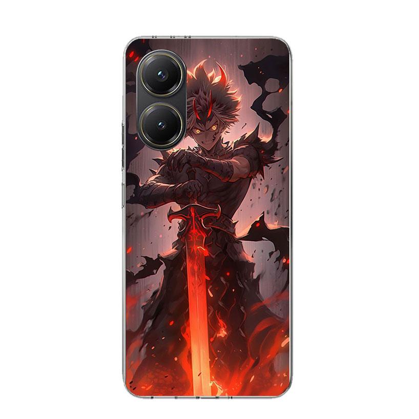 Schwarze C-Klee Anime Handyhülle Für Xiaomi Poco F7 Ultra X7 X6 Pro X5 Redmi 15 15C 13 13C 12 12C 10 10A 10C 9 9A 9C 9T Hülle Po