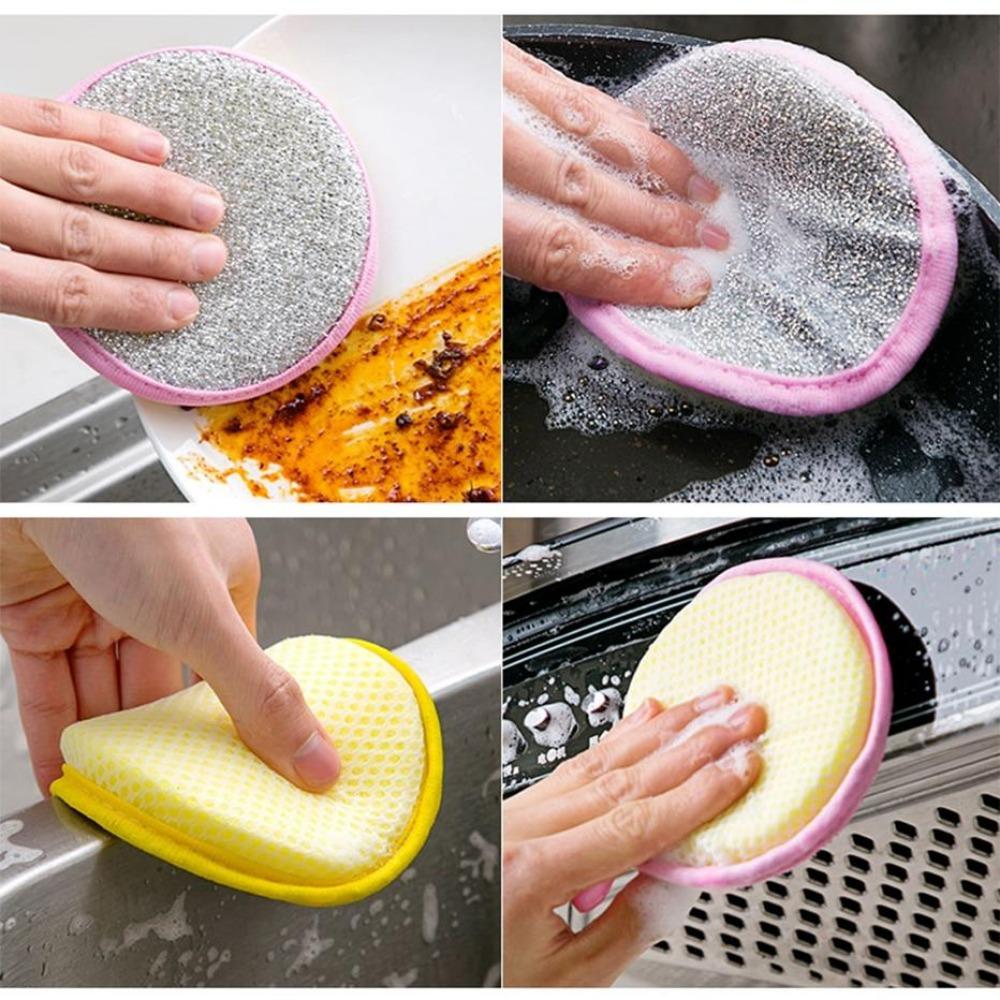 1/3/5/10/20Pcs Sponge For Washing Dishes Bilateral