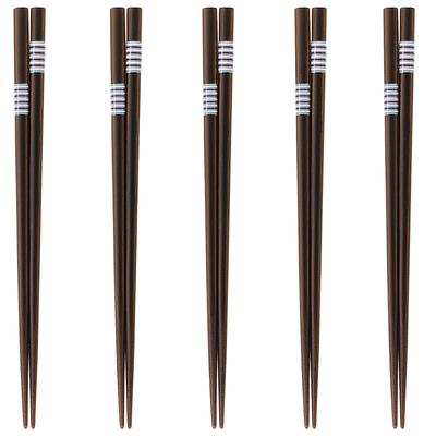 Happy Set of Made In PID1219 J-kitchens Chopsticks, 5, Material Wood, Chopsticks, Japan,