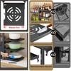 Multi-layer Kitchen Storage Rack: Under-Sink, Pot, and Cookware Shelf