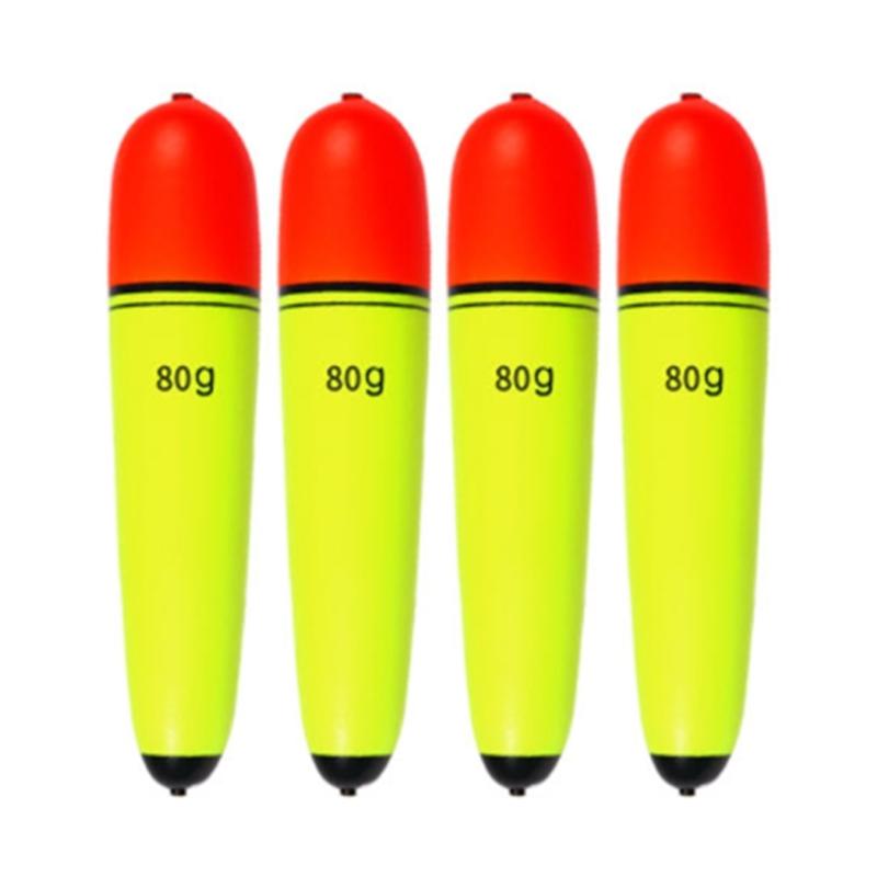 4Pcs Foam Fishing Float Floating Buoyancy Fishing Bobber Slip Float Bobber for Fishing Freshwater Saltwater Enduring