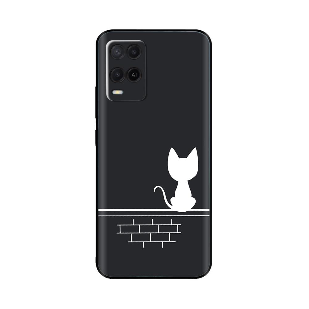 For Oppo A54 A74 Case Soft Black Silicone TPU Phone Back Cover for Oppo A54 4G CPH2239 A54 5G CPH2195 A74 4G 5G Case Cover Coque