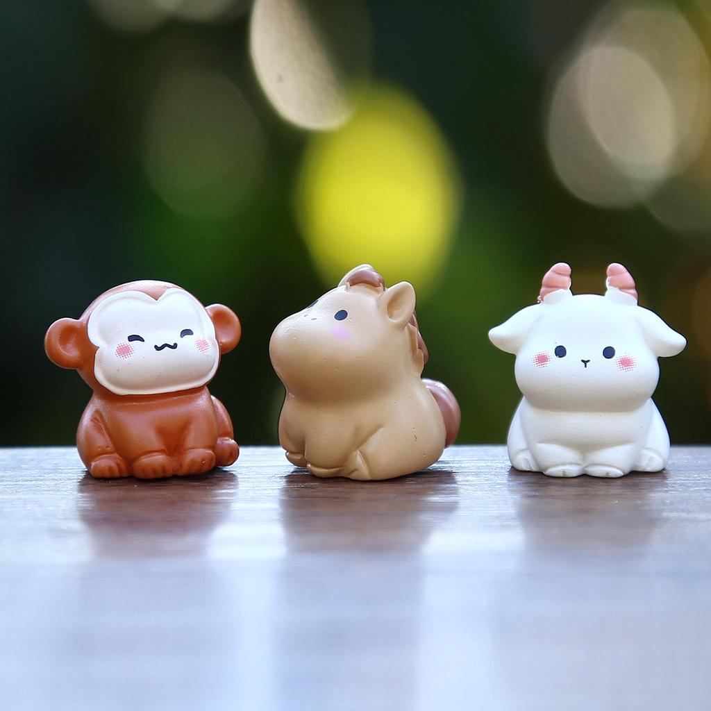 Zodiac Miniature Figurine Blind Bags for Creative DIY Micro Landscapes