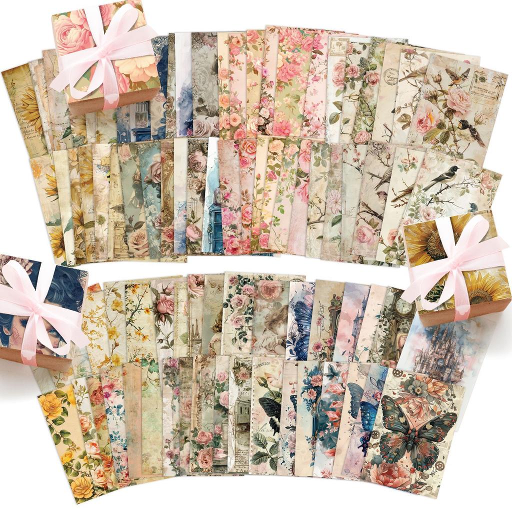 High Sense Ins Retro Nordic Style Material Paper Decoration Creative Hand Account