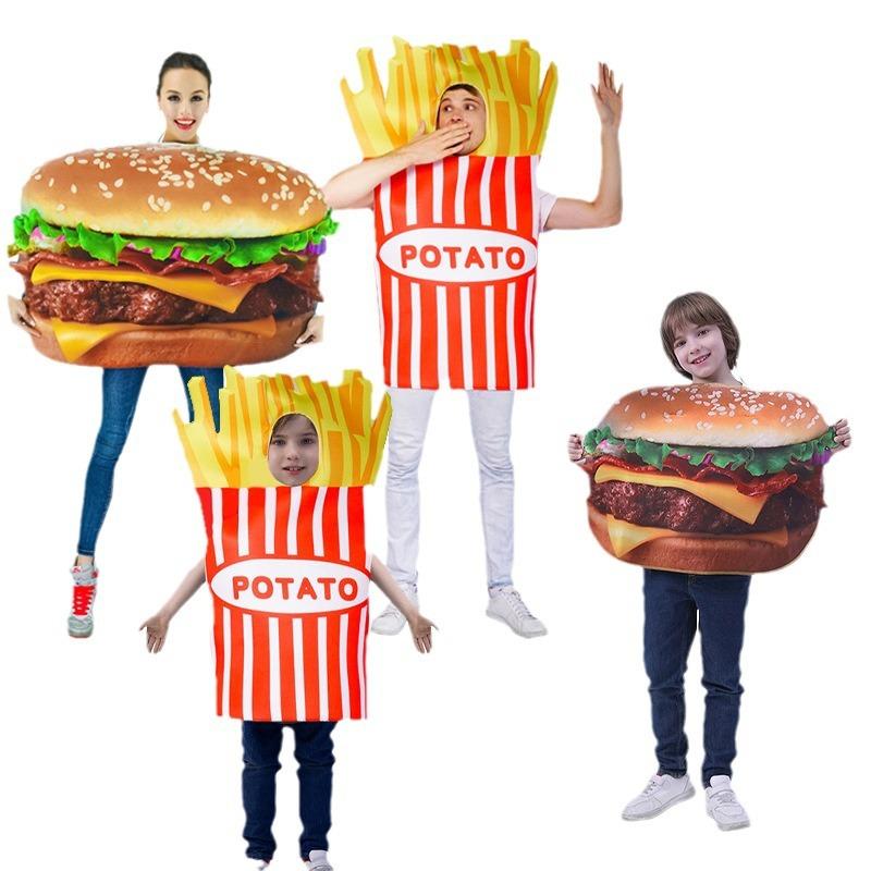 Halloween adult-sized French fry costume for cosplay and masquerade parties cosplay Catwalk costume