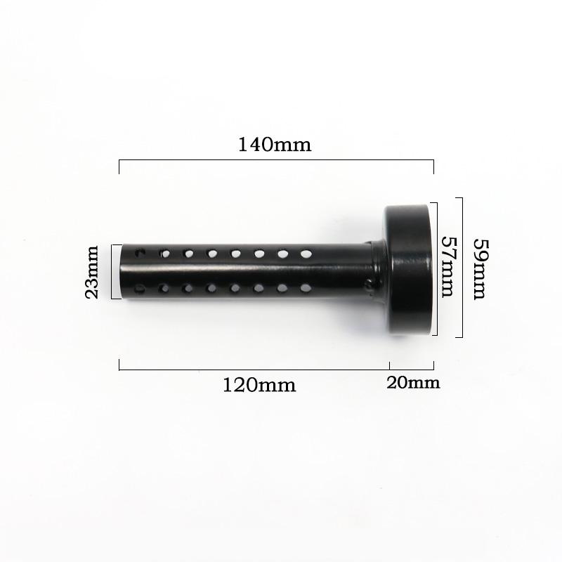 

Universal Motorcycle Silver Exhaust Noise Sound Eliminator Exhaust Adjustable Muffler 35mm/42mm/45mm/48mm/60mm Black-60