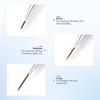 3PCS/Set French Stripe Nail Art Liner Brush Nail Elongated Lines Striping Drawing Painting Pen Professional Manicure DIY Tool