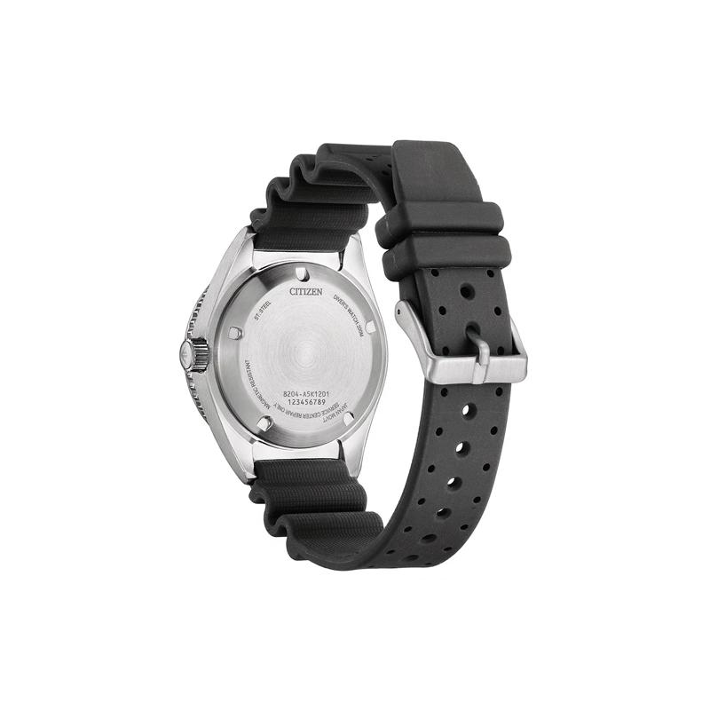 Citizen PROMASTER Series 200 Meters Waterproof Automatic Rubber Strap 41mm Men's Watch Black Dial NY012001E