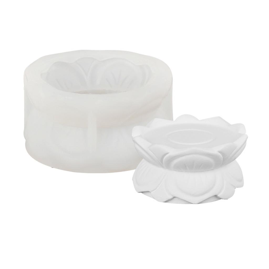 Guanyin Candle Silicone Mould Non-Stick Soap Plaster Craft DIY Home Decorations Resin Molds Tool for Aromatherapy