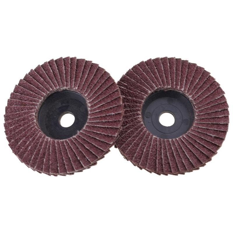 3/6 Pcs/Set Pneumatic Angle Grinder Flap Discs Sanding Disc 3inch 80 Grits Abrasive Tool Polishing Disc for Wood Cutting