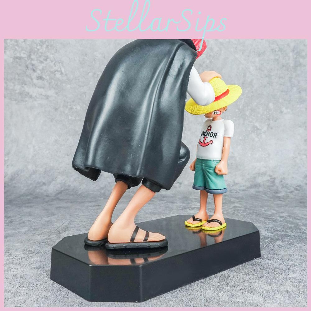 One Piece Straw Hat Luffy Pvc Action Model With Assembly For Desk Decor
