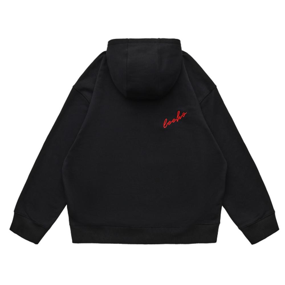 Leeho Lh241Tc102U Oversized Zip-Up Hoodie