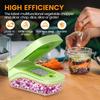 7/17 In 1 Multifunctional Vegetable Chopper - Food Grate Vegetable Slicer Food Dicer Cut Kitchen Items for Cooking & Meal Prep