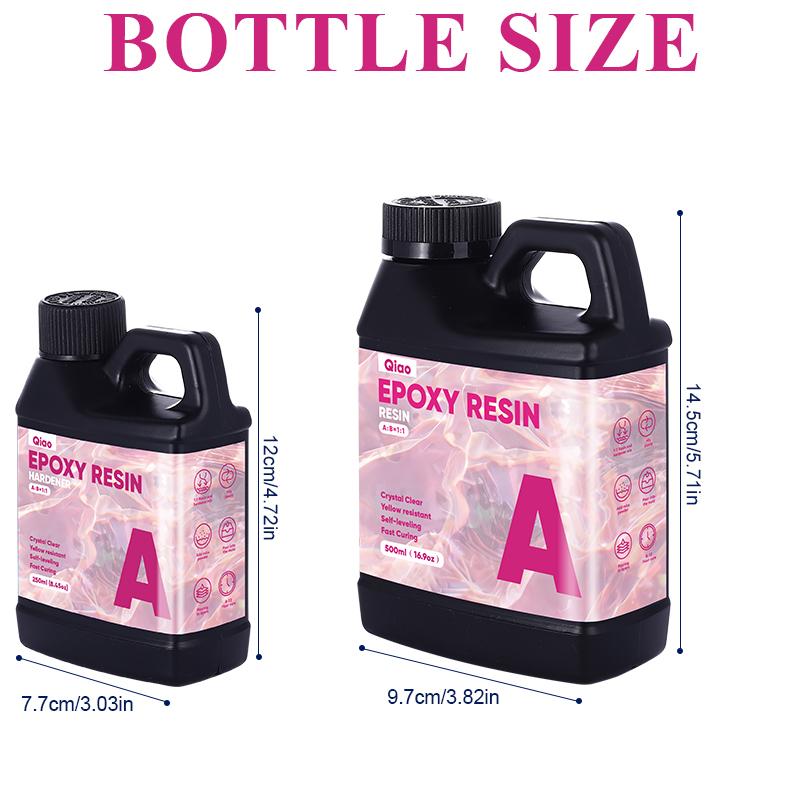 Crystal Clear 1:1 Epoxy Resin Kit – Quick Dry, High Gloss Finish for Resin Art, Jewelry Making & River Table Projects