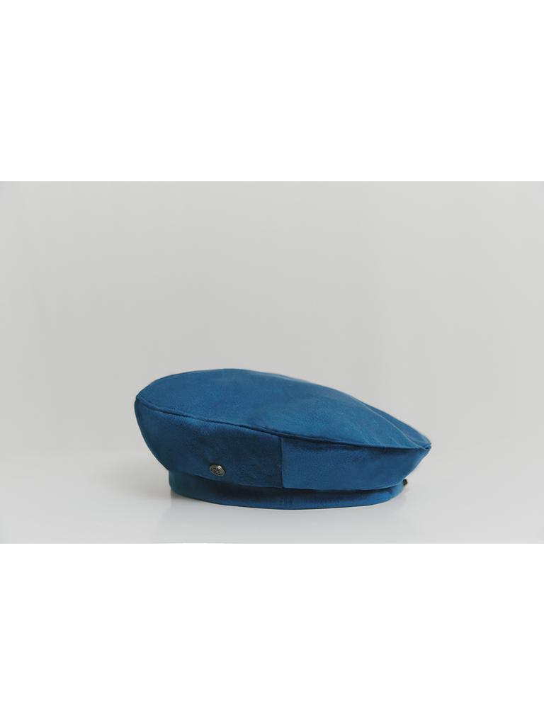 Poejidam [Let There Be Light] Velvet Beret In Blue